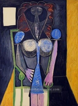  46 Galerie - Femme dans un fauteuil 1946 Kubismus